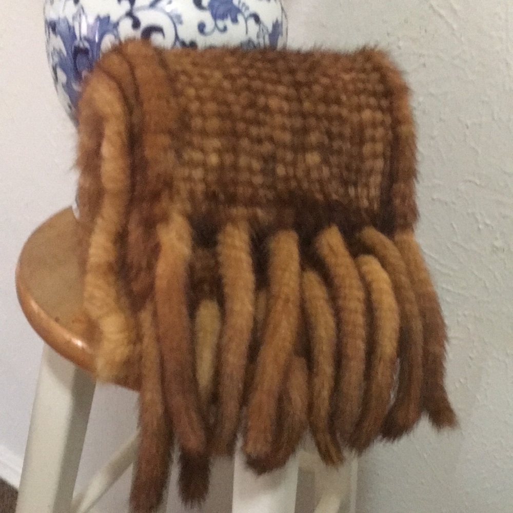 Red Fox Fur Neck Scarf